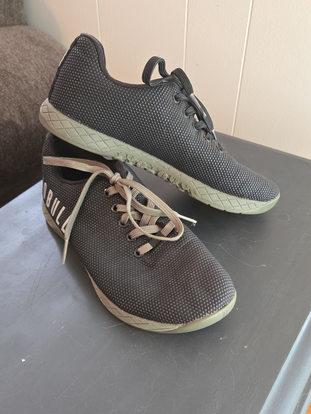 No Bull Crossfit Shoes Black Womens Size 9.5 Mens Size 8